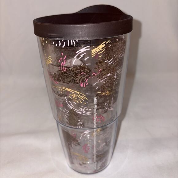 Tervis Disney-Winnie The Pooh Tumbler Forest Sketch Eeyore & Piglet 24 oz EUC - Picture 3 of 7